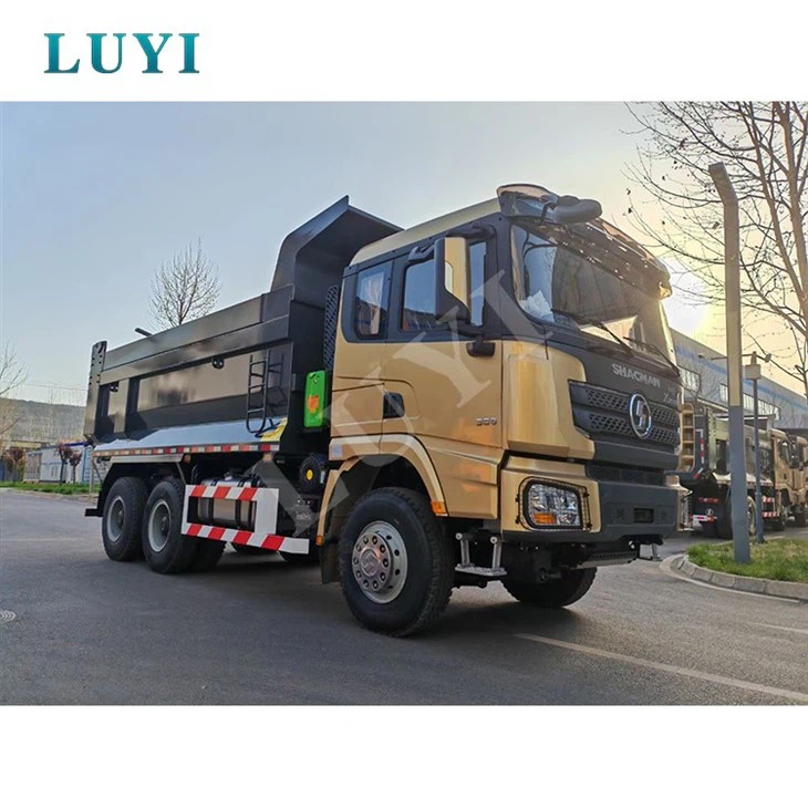 10-kolesové sklápače Shacman X3000 6x4 s pravostranným riadením