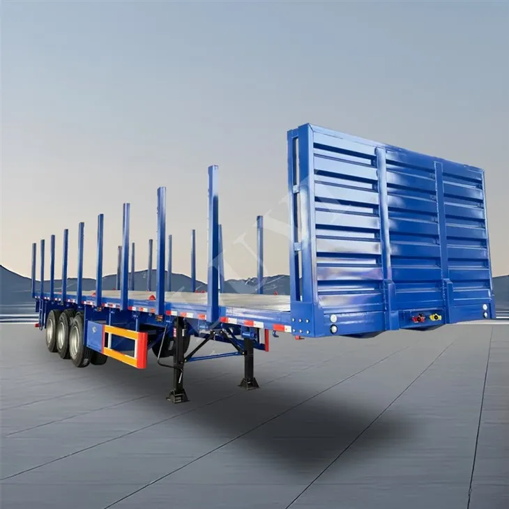 3 -nádoba s nádobou plochým prívesom, 40 ton a 60 tonové ploché prívesy