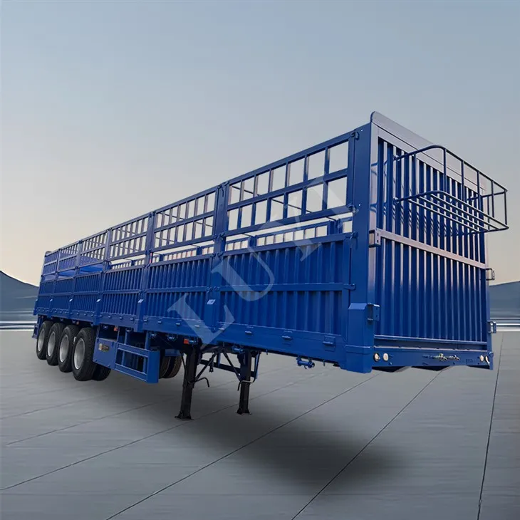 4 - Axle 60 - Ton Flatbed Semi-Trailer, Bulk Crack Transport Fit-Type Freight Trailer
