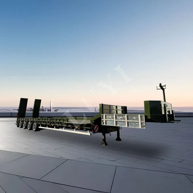 4-nápravový 60-tonový náves s husím krkom Lowboy