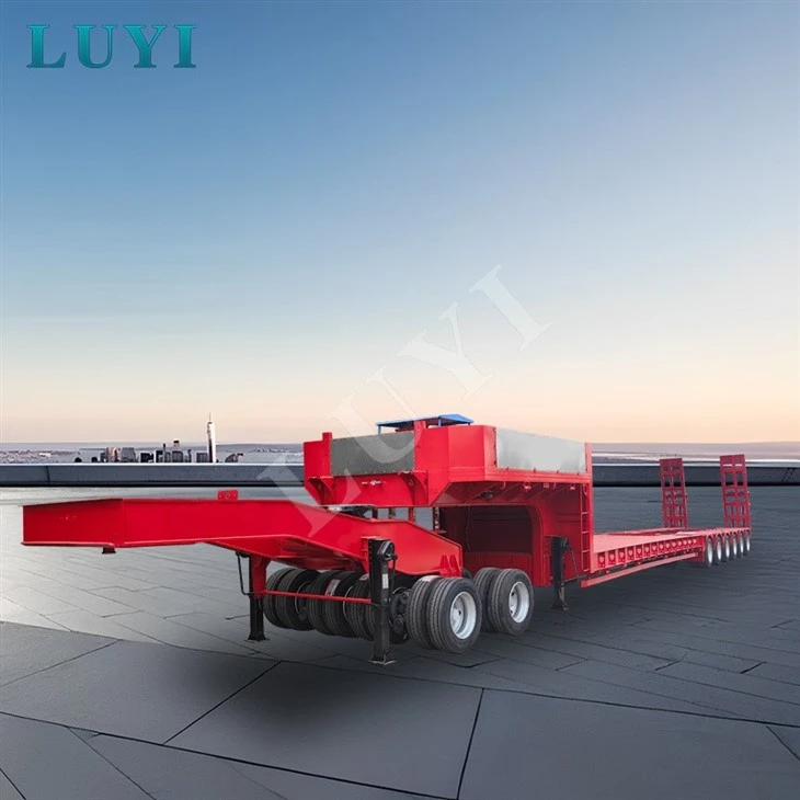 6 Axle Lowbed Semi Trailer With Dolly 6 Axle Lowbed Semi Trailer With Dolly