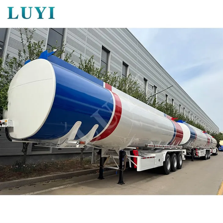 Úplne nový 3-nápravový 45 000-litrový 3-priestorový prispôsobiteľný príves na cisternové vozidlo