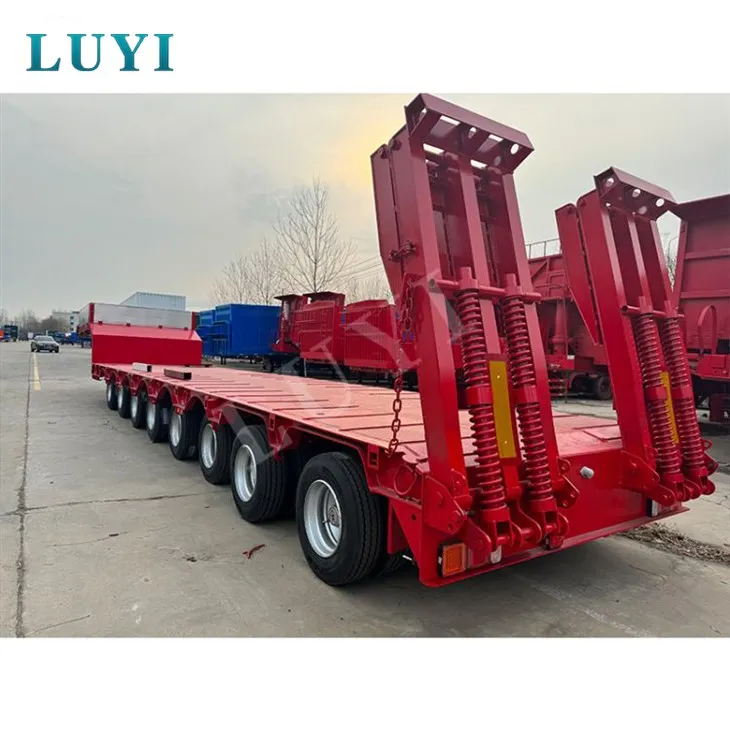 8-nápravový rozťahovací príves s podvalníkom