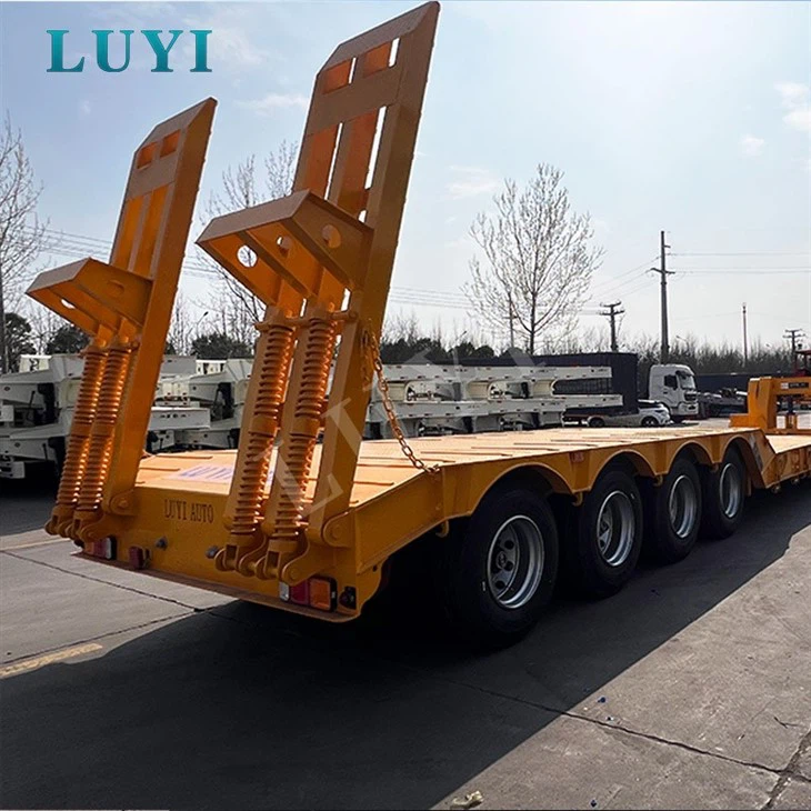 Professional Four Axle Gooseneck Lowbed Supplier best