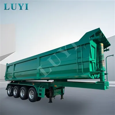 Obdĺžnikový 4 -nápravný skládka zadného sklápača